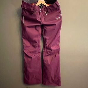 Volcom Purple Womens Snowpants, Size L